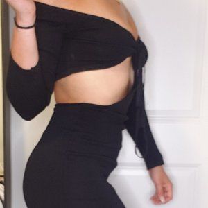 Perfect Little Black Dress! Hera Collection Black Bodycon Cocktail Dress, Size M